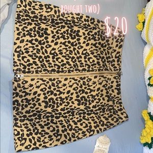 Brand New Cheetah Skirt
